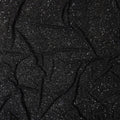 Ebony Black Silk Georgette Sequin Fabric 110cm