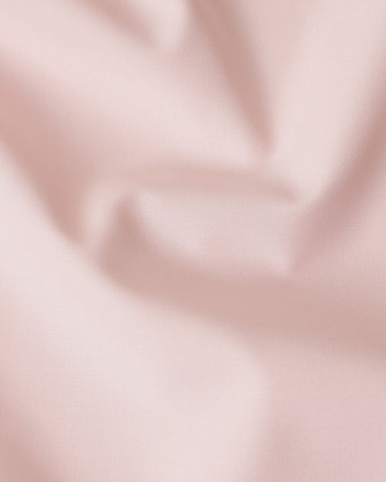 Blush Pink Solid Plain Premium Pure Italian 100% Cotton Shirting Fabric Soft Breathable Smooth Luxury Shirt Material Tailoring Fabric 150 Cms Width Italy Origin-D28495