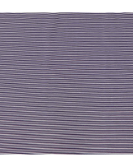 Purple Micro Stripe Pattern Premium Pure Italian 100% Cotton Shirting Fabric Soft Breathable Fine Woven Luxury Shirt Material Tailoring Fabric 150 Cms Width Italy Origin-D28493 - Regal Fabrics