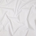 White Blue Pinstripe Pattern Premium Pure Italian 100% Cotton Shirting Fabric Soft Breathable Fine Woven Luxury Shirt Material Tailoring Fabric 150 Cms Width Italy Origin-D28496 - Regal Fabrics