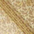 Yellow Floral French Silk Chiffon Fransawi Garbasaar
