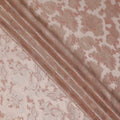 Blush Pink Floral French Silk Chiffon Fransawi Garbasaar