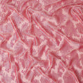 Pink Paisley French Silk Chiffon Fransawi Garbasaar