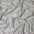 Silver Floral French Silk Chiffon Fransawi Garbasaar