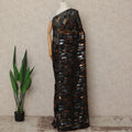 Black Copper Silver Metallic French Chiffon Saree 5.5 Meters Length 110 Cms Width Lightweight Printed Elegant Party Wear Soft Flowy Fabric Premium Quality Without Blouse Piece-D28725 Regal Fabrics