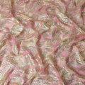Blush Rose Gold Ribbon Pure Silk Chiffon 140cm