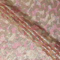 Blush Rose Gold Ribbon Pure Silk Chiffon 140cm