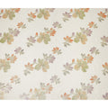 Ivory Floral Metallic Lurex Premium Pure Silk Chiffon Fabric 110 Cms Width South Korea-D28178 - Regal Fabrics