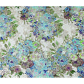 Vivid Jewel Tone Floral Pure Silk Crepe 140cm
