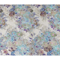 Dusty Rose Floral Metallic Pure Silk Crepe 140cm