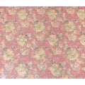 Warm Beige Lavender Floral Pure Silk Crepe 140cm