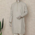 Grey Banarsi Silk Men's Kurta Pajama - D29284