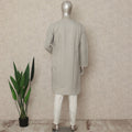 Grey Banarsi Silk Men's Kurta Pajama - D29284