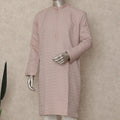 Dusty Pink Chikankari Cotton Kurta Pyjama Set