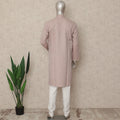 Dusty Pink Chikankari Cotton Kurta Pyjama Set