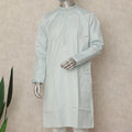 Blue Cotton Silk Men's Kurta Pajama - D29317