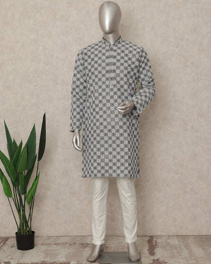 Multicolor Cotton Men's Kurta Pajama - D29282
