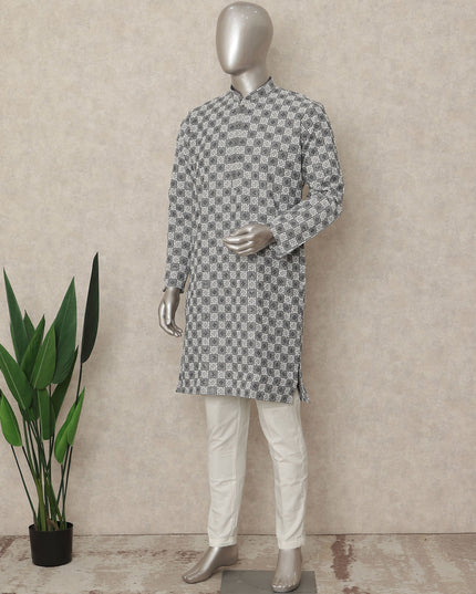 Multicolor Cotton Men's Kurta Pajama - D29282