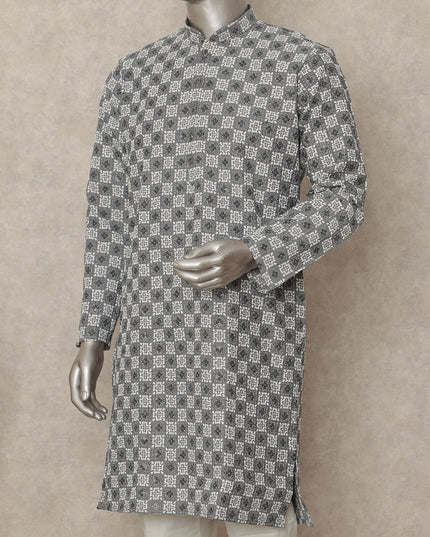 Multicolor Cotton Men's Kurta Pajama - D29282