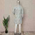 Green Cotton Men's Kurta Pajama - D29322