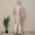 Pink Banarsi Silk Men's Kurta Pajama - D29279