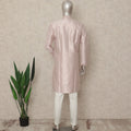 Pink Banarsi Silk Men's Kurta Pajama - D29280