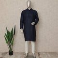 Blue Cotton Men's Kurta Pajama - D29289
