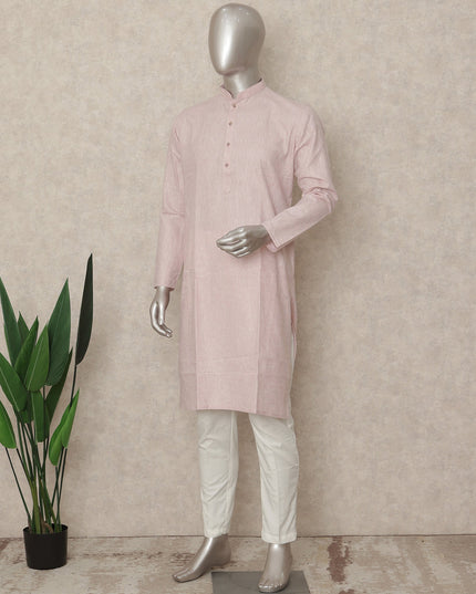 Pink Cotton Men's Kurta Pajama - D29290