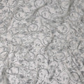 Snow White Bouquet Silk Chiffon Fabric 110cm