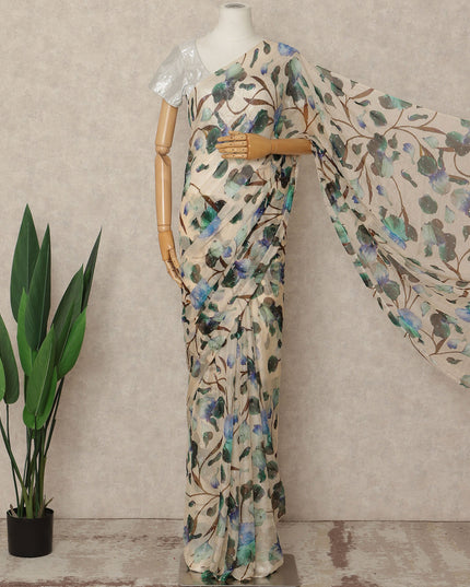 Earthy Chiffon Saree 110cm | Regal Fabrics