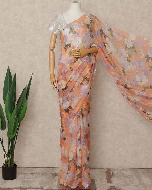 Vibrant Chiffon Saree 110cm | Regal Fabrics