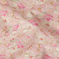 Blush Pink Soft Floral Textured Print Cotton Lawn Fabric, 110 Cms Width, Made in India-D28292 Regal Fabrics