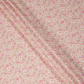 Blush Pink Soft Floral Textured Print Cotton Lawn Fabric, 110 Cms Width, Made in India-D28292 Regal Fabrics