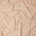 Peach Soft Floral Textured Print Cotton Lawn Fabric, 110 Cms Width, Made in India-D28288 - Regal Fabrics