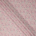 Baby Pink Soft Floral Print Cotton Lawn Fabric, 110 Cms Width, Made in India-D28291 - Regal Fabrics