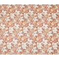 Terracotta Orange Magnolia Floral Botanical Print Viscose Georgette Fabric Soft Lightweight Flowing Elegant Floral Dressmaking Sewing Material 110 Cms Width Made in India-D28241