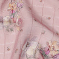 Dusty Rose Vintage Floral Bouquet Print Viscose Georgette Fabric Soft Lightweight Flowing Dressmaking Sewing Material Elegant Botanical Printed Fabric 110 Cms Width Made in India-D28237 - Regal Fabrics