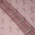Dusty Rose Vintage Floral Bouquet Print Viscose Georgette Fabric Soft Lightweight Flowing Dressmaking Sewing Material Elegant Botanical Printed Fabric 110 Cms Width Made in India-D28237 - Regal Fabrics