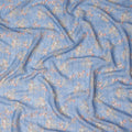 Dusty Blue Vintage Floral Bouquet Print Viscose Georgette Fabric Soft Lightweight Flowing Dressmaking Sewing Material Delicate Botanical Printed Fabric 110 Cms Width Made in India-D28235 - Regal Fabrics