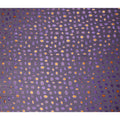 Purple Gold Velvet Polka Dot Sheer Synthetic Velvet Chiffon Fabric Textured Metallic Circle Designer Fashion Fabric 140 Cms Width India Origin-D28518
