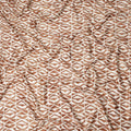Ivory Brown Geometric Abstract Printed Premium Italian Viscose Fabric Soft Smooth Breathable Drapey Dressmaking Fabric 150 Cms Width Italy Origin-D28650 Regal Fabrics