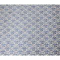 Ivory Blue Geometric Abstract Printed Premium Italian Viscose Fabric Soft Smooth Breathable Drapey Dressmaking Fabric 150 Cms Width Italy Origin-D28649 Regal Fabrics