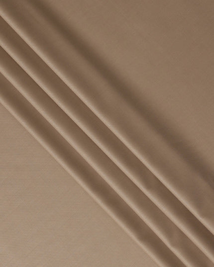 Champagne Beige Premium Blended Poly Wool Suiting Fabric 150 Cm Width Smooth Finish Durable Breathable Wrinkle Resistant Fabric For Suits Blazers Trousers Formal Wear Made In India-D28852 Regal Fabrics