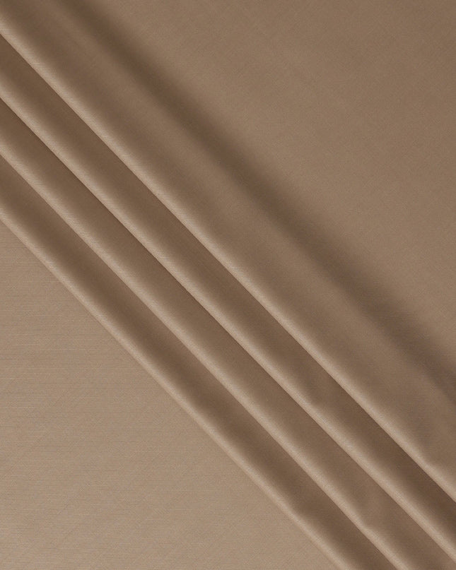 Champagne Beige Premium Blended Poly Wool Suiting Fabric 150 Cm Width Smooth Finish Durable Breathable Wrinkle Resistant Fabric For Suits Blazers Trousers Formal Wear Made In India-D28852 Regal Fabrics