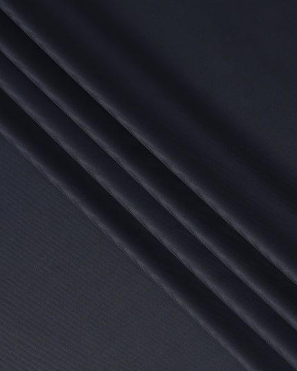 Midnight Navy Blue Premium Blended Poly Wool Suiting Fabric 150 Cm Width Smooth Finish Durable Breathable Wrinkle Resistant Fabric For Suits Blazers Trousers Formal Wear Made In India-D28862 Regal Fabrics