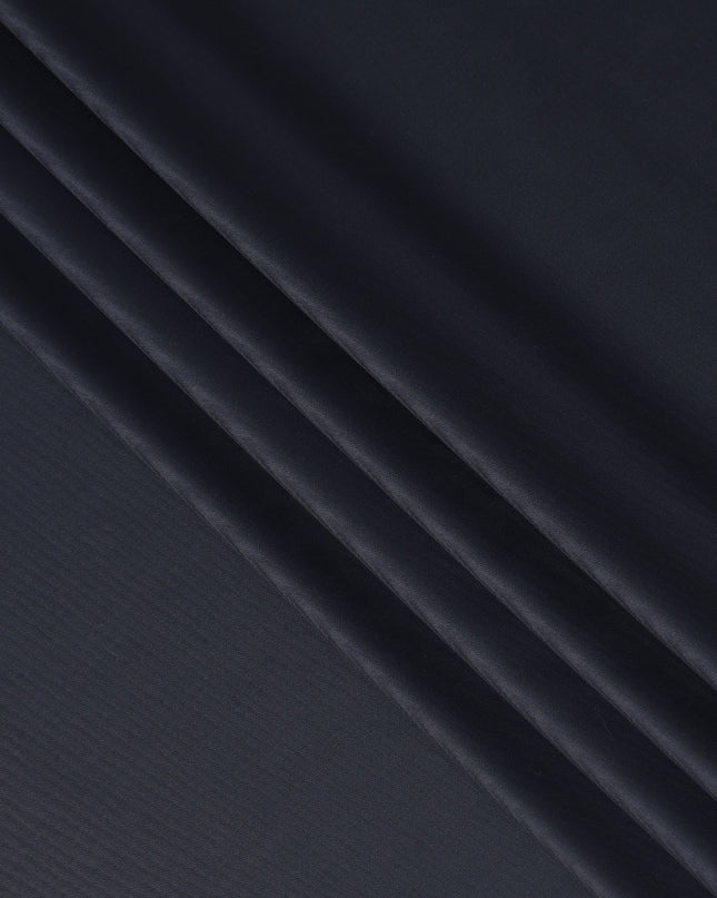 Midnight Navy Blue Premium Blended Poly Wool Suiting Fabric 150 Cm Width Smooth Finish Durable Breathable Wrinkle Resistant Fabric For Suits Blazers Trousers Formal Wear Made In India-D28862 Regal Fabrics