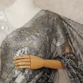 Multicolor French Metallic Chantilly Lace Saree
