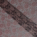 Dark Mauve Metallic Jacquard Fabric 110cm