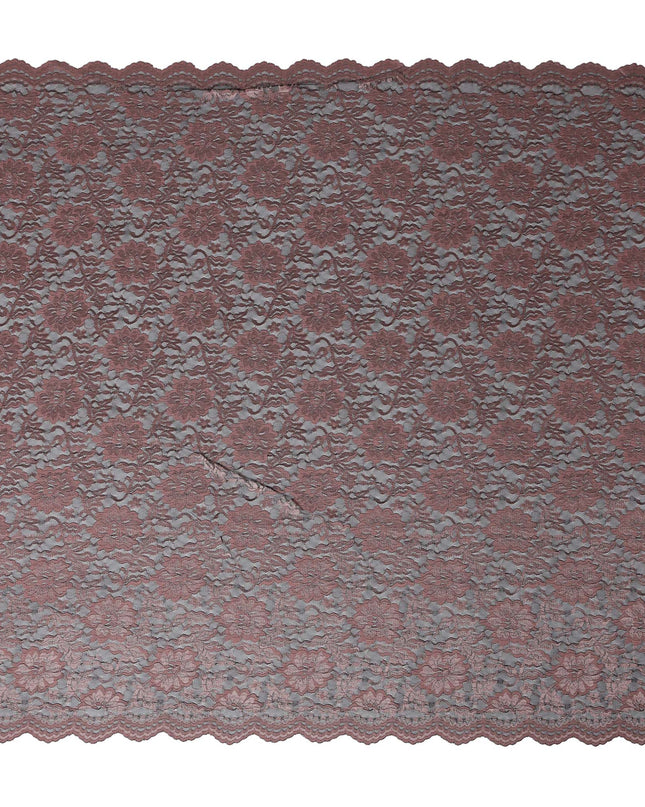 Dark Mauve Metallic Jacquard Fabric 110cm