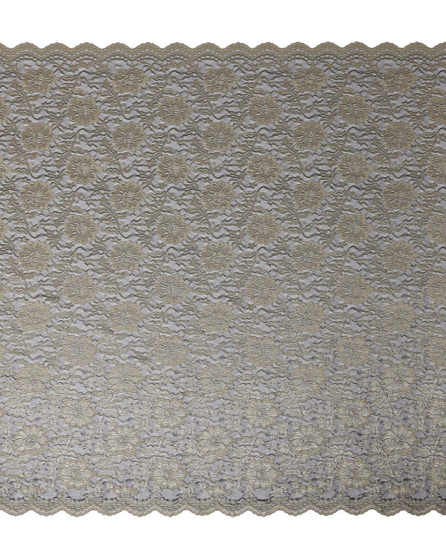 Beige Gold Metallic Jacquard Fabric 110cm